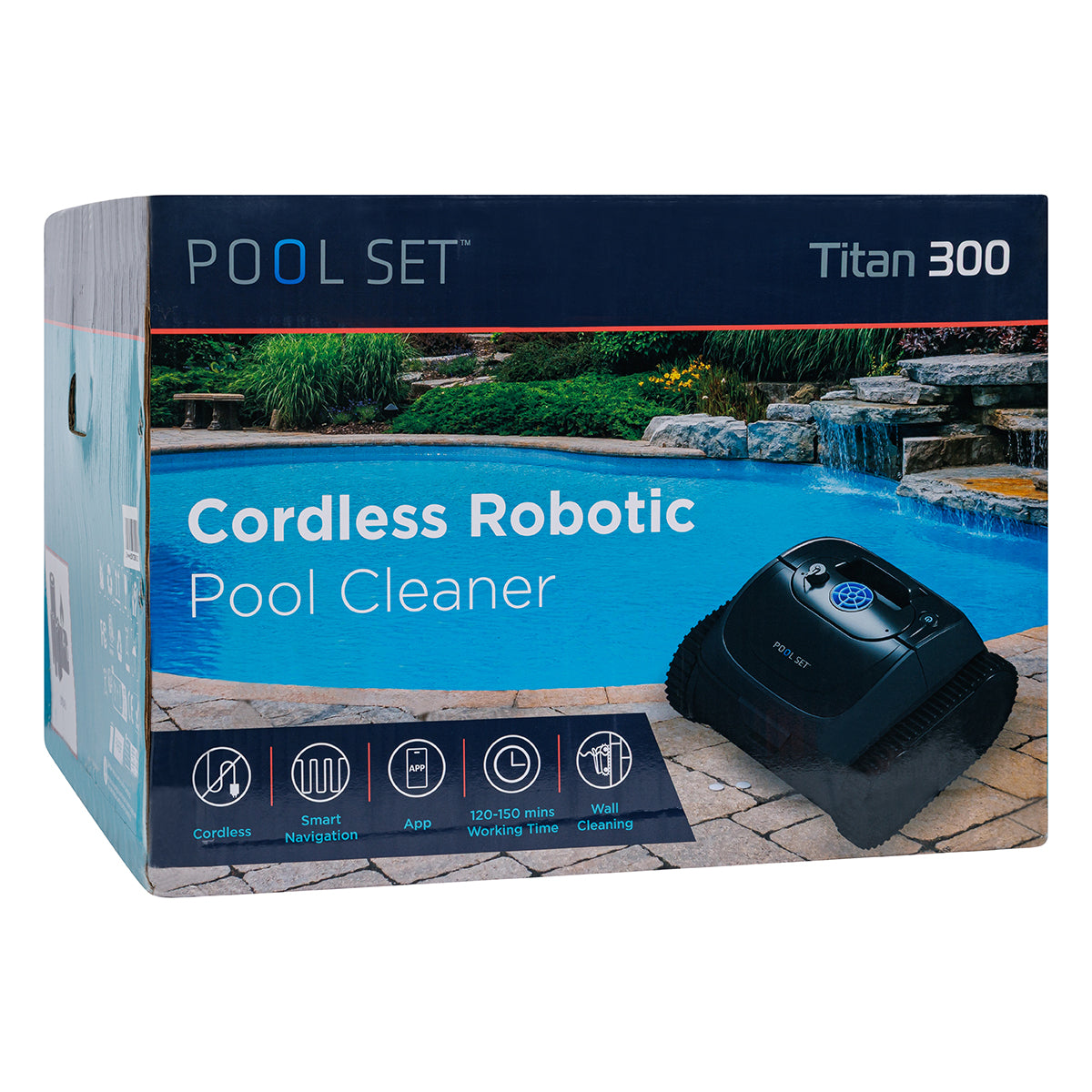 Pool Set Titan 300 Cordless Robotic Pool Cleaner
