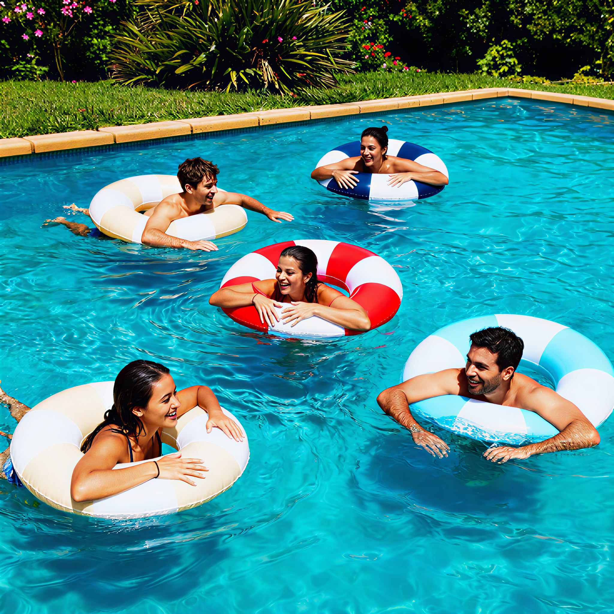 Pool Set Inflatable Pool Ring Mango
