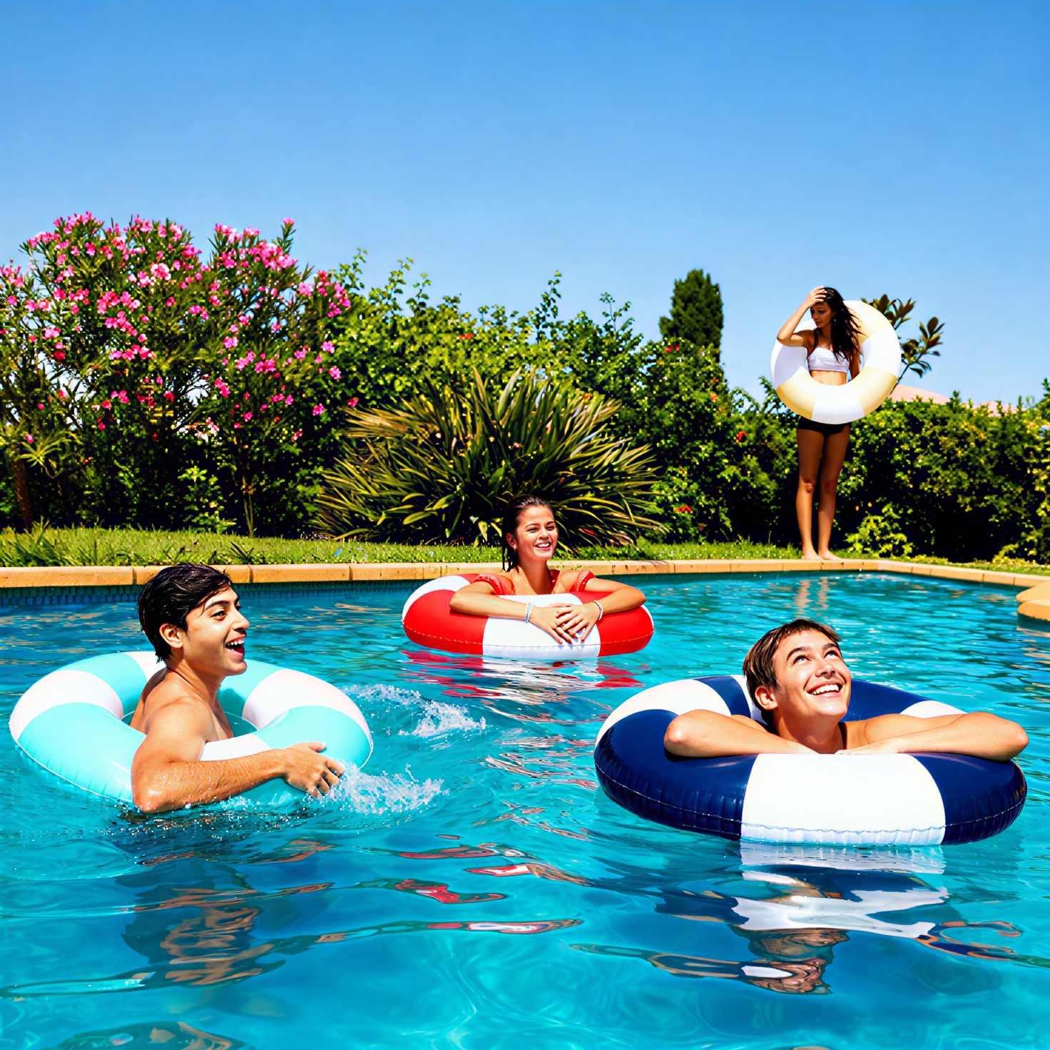 Pool Set Inflatable Pool Ring Mango