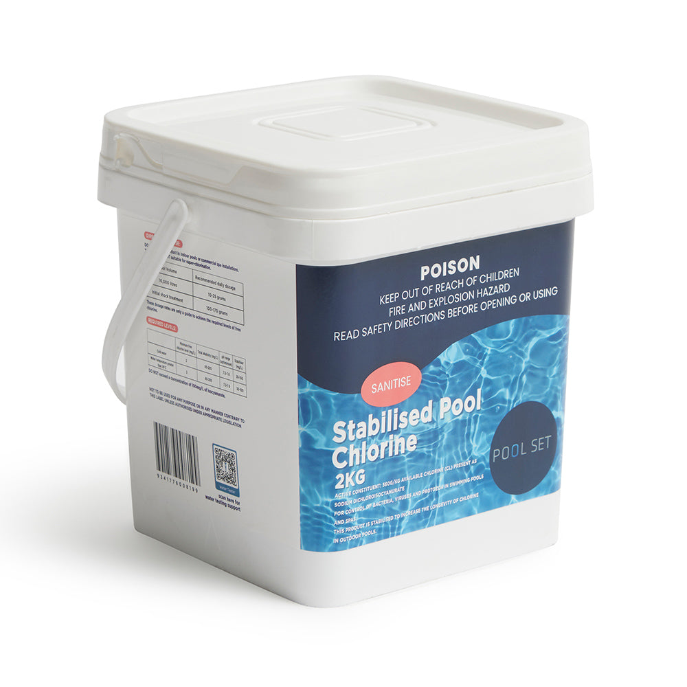 Pool Set Stabilised Pool Chlorine 2kg