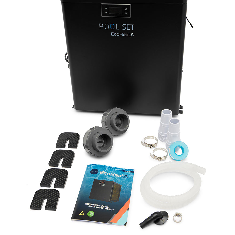 Pool Set EcoHeata 4kW Small Pool Heat Pump