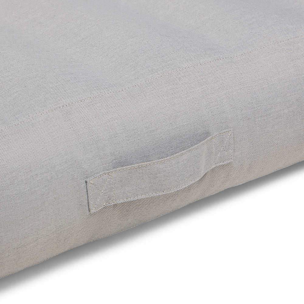 Pool Set Luxury Inflatable Pool Lounger Light Grey