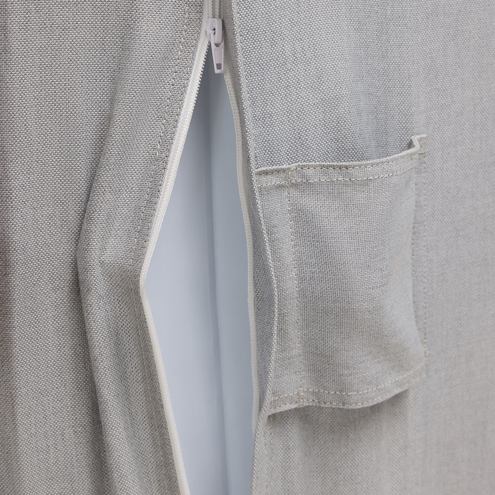 Pool Set Luxury Inflatable Pool Lounger Light Grey