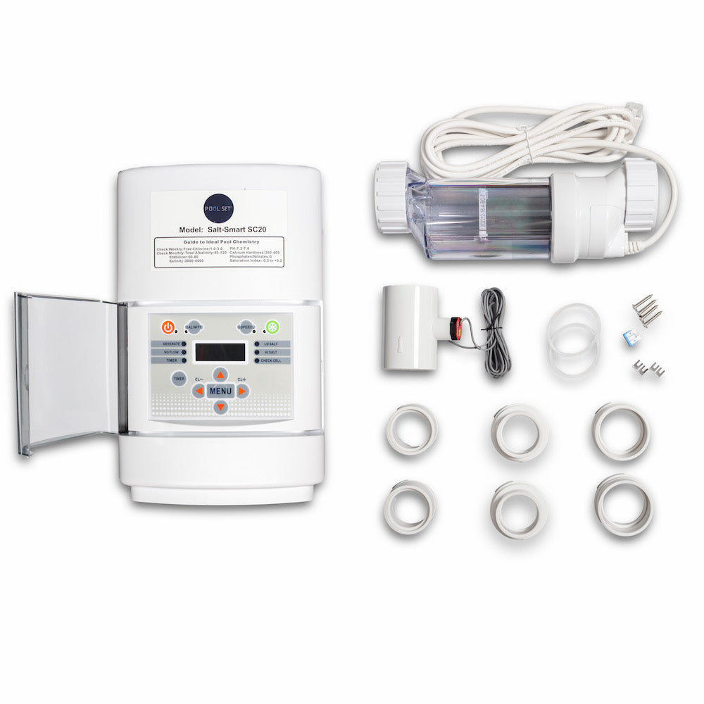 Pool Set Saltwater Chlorinator Salt-smart SC20