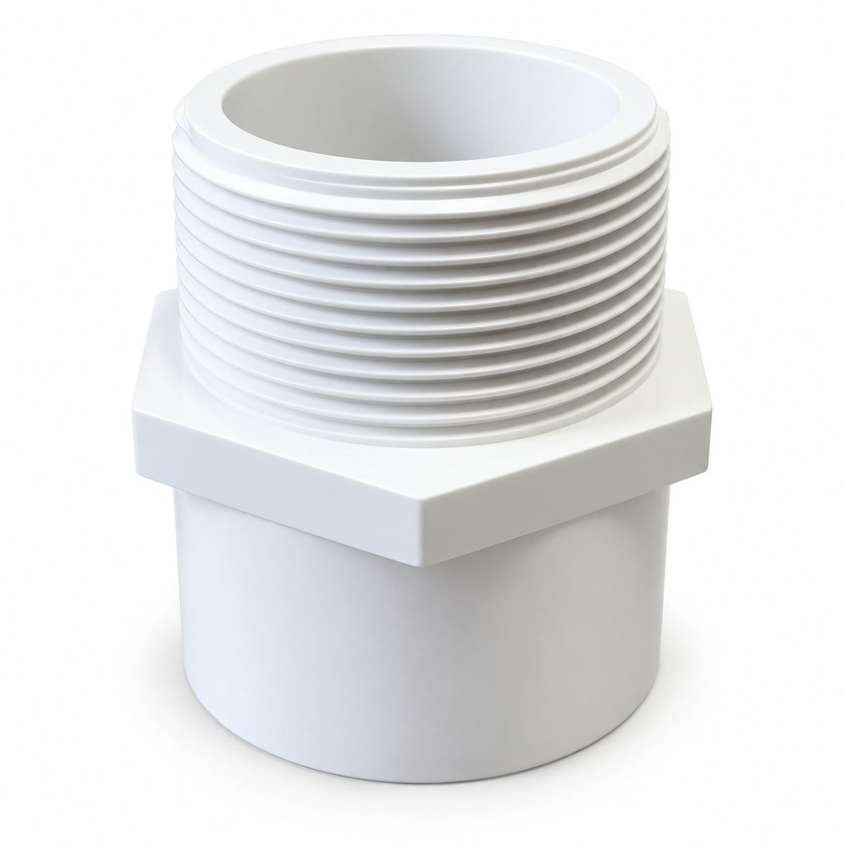 Pool Set PVC Valve Socket Union 50mm DN50 2 Pack