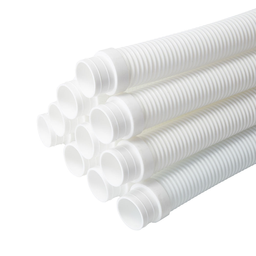 Pool Set Automatic Pool Cleaner Hose 10 x 1m White