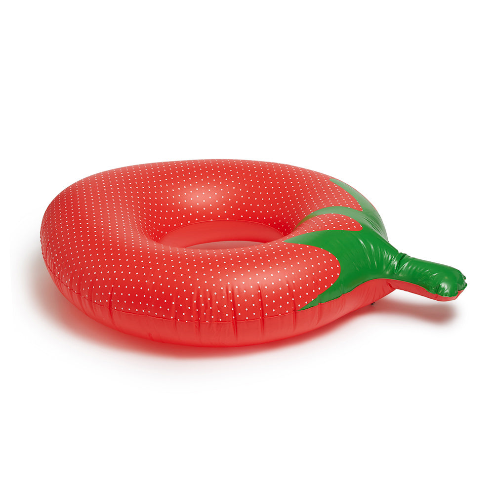 Inflatable Ring Raft Pool Set Inflatable Strawberry Ring Swimming Float Raft Pool Beach Toy
